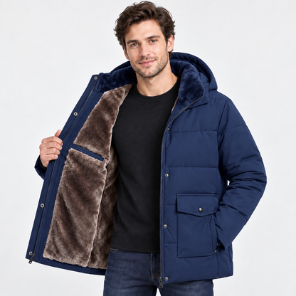 Montviro | Men's Hooded Padded Coat - Thickened Winter Outerwear