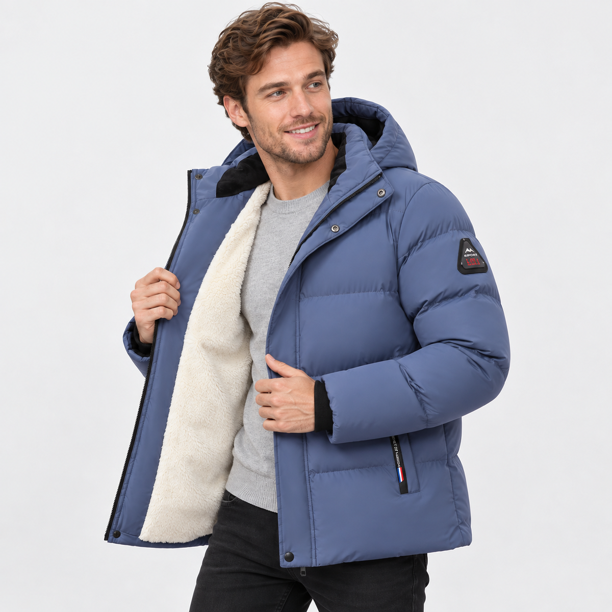 Montviro | Men's Hooded Padded Jacket - Thickened Winter Outerwear