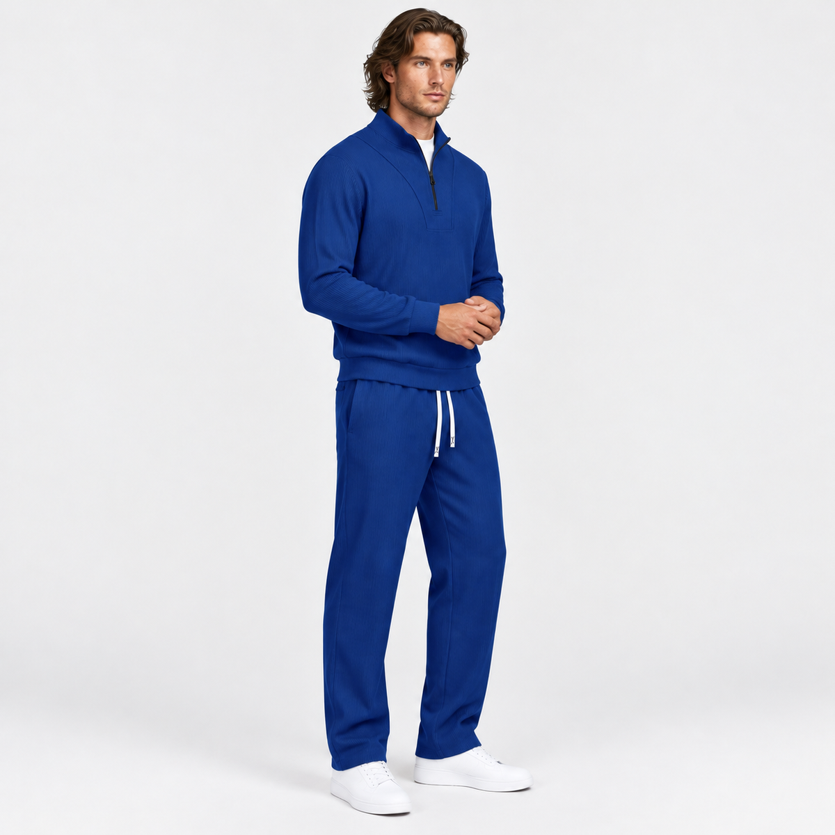 Montviro | Men's Corduroy Suit Set Casual Business Winter Two Piece Outfit