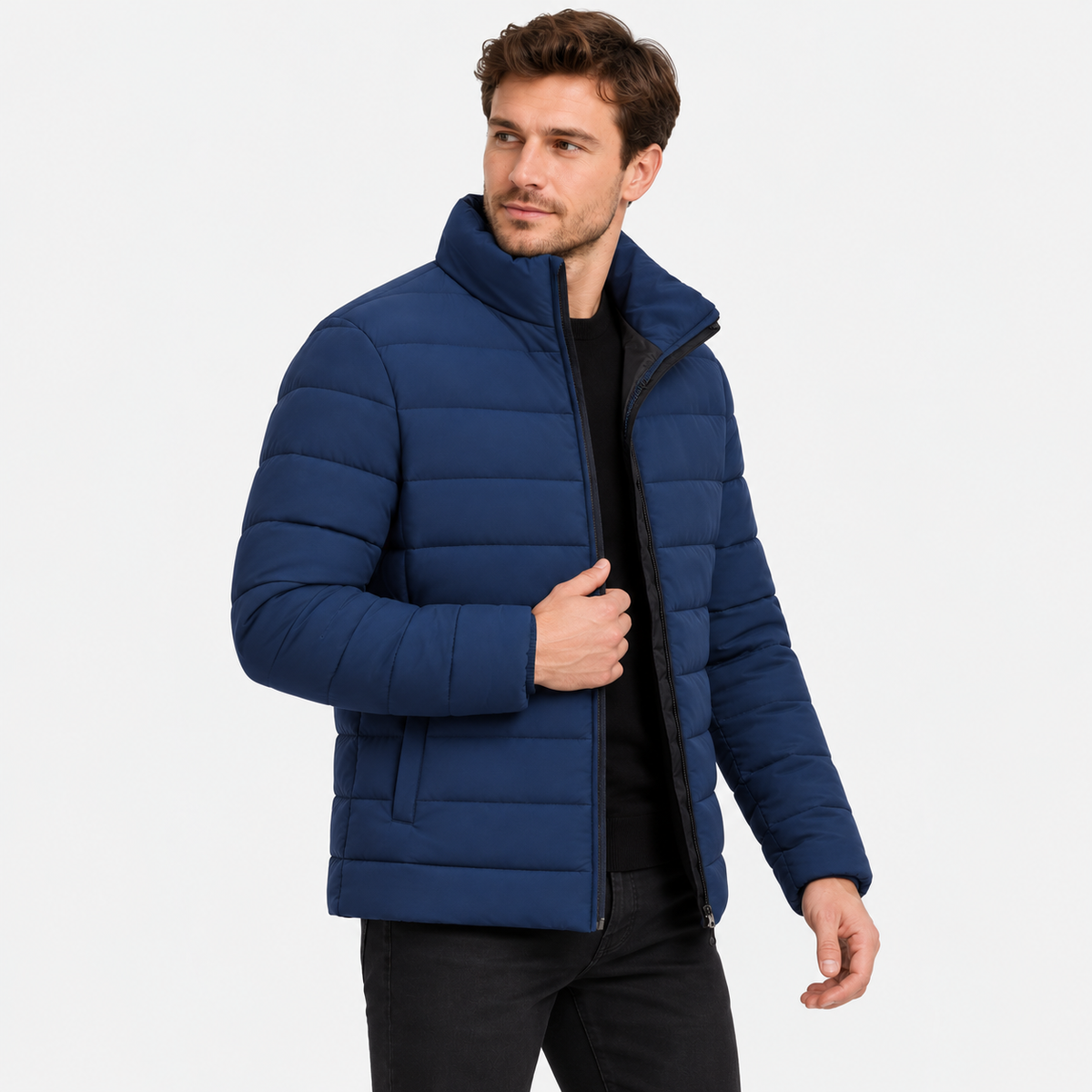 Montviro | Men's Padded Winter Jacket - Stand Collar Windproof Style