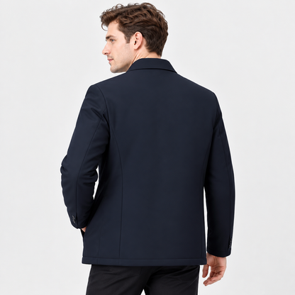 Montviro | Men's Lapel Winter Jacket - Warm Lined Regular Fit