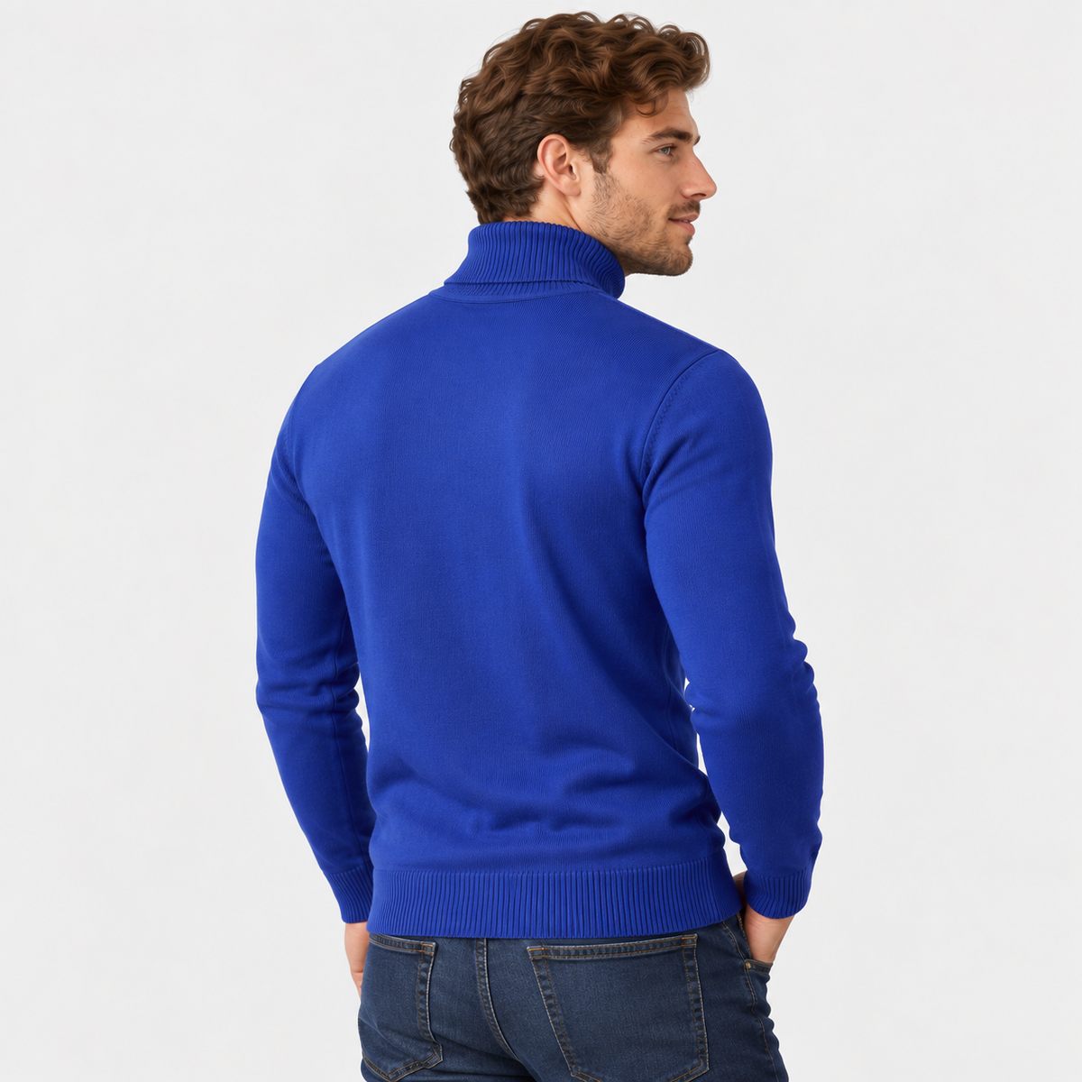 Montviro | Men's Viscose Sweater Rib Knit Crew Neck Regular Fit