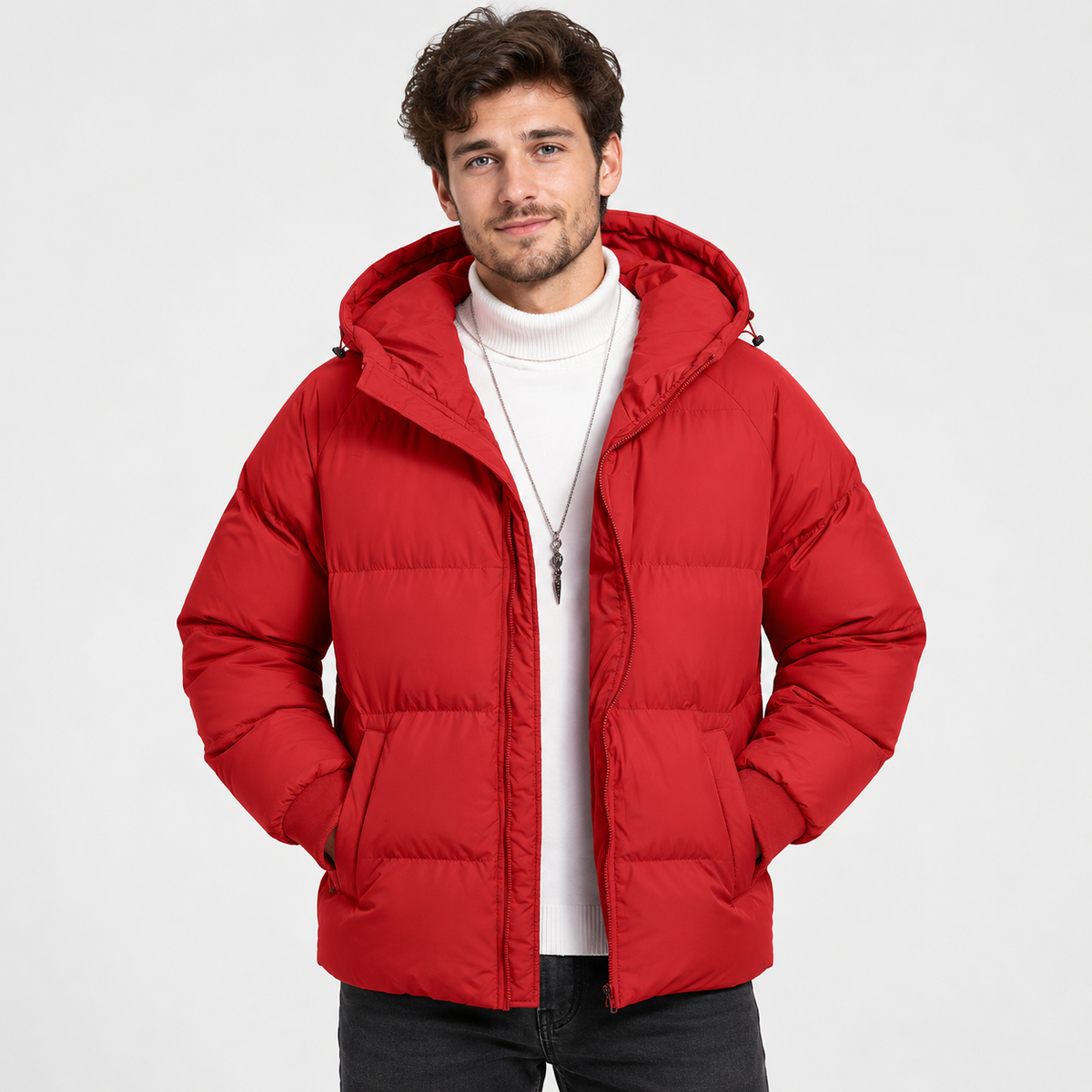 Montviro | Men's Hooded Padded Jacket - Lightweight Winter Outerwear