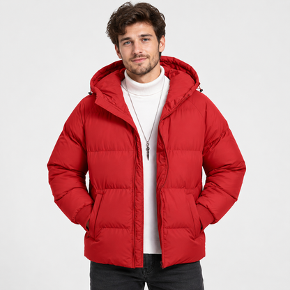 Montviro | Men's Hooded Padded Jacket - Lightweight Winter Outerwear