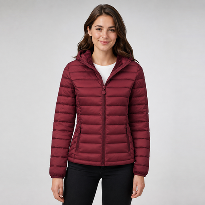 Montviro | Women's Hooded Padded Coat - Lightweight Casual Outerwear