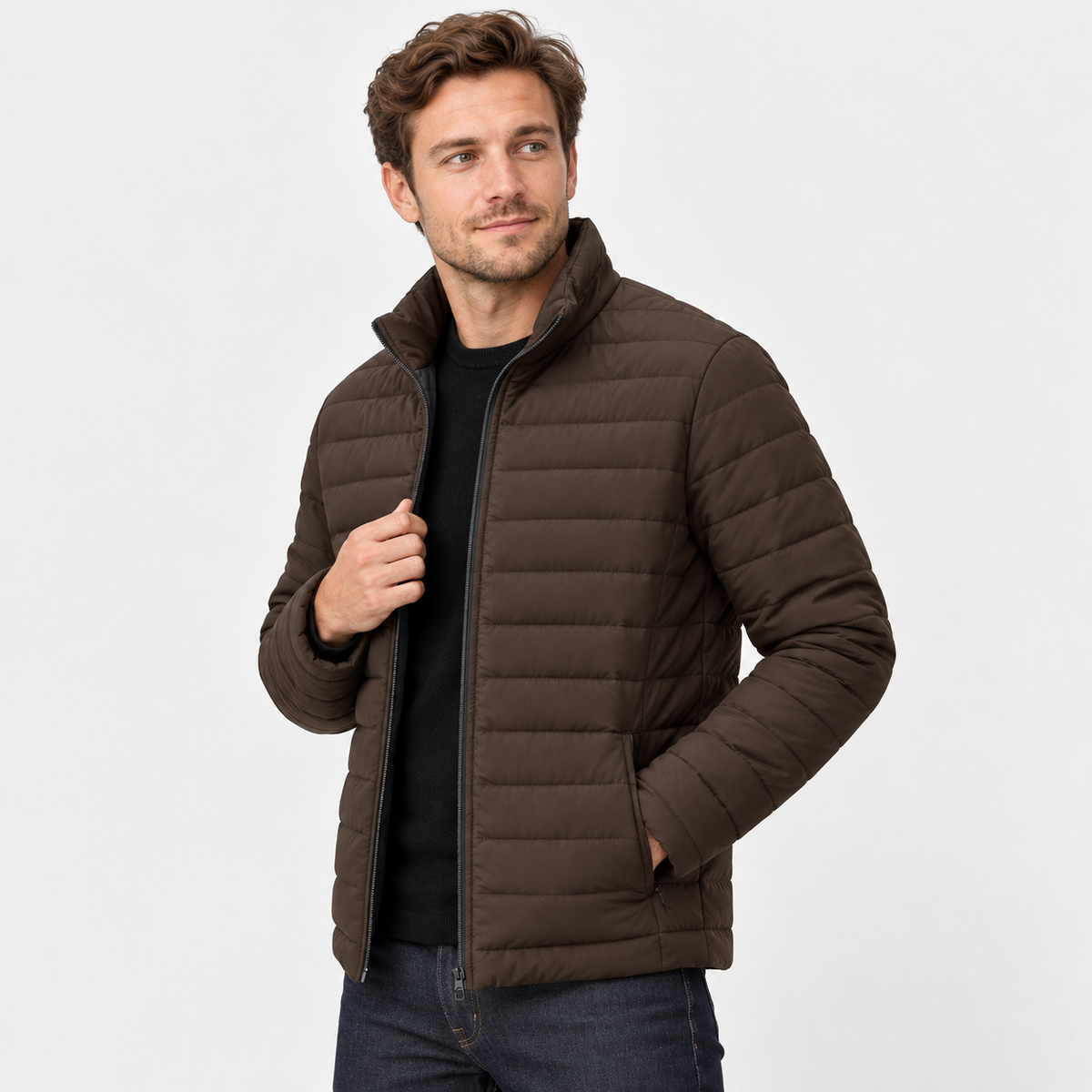 Montviro | Men's Padded Winter Jacket - Stand Collar Windproof Style