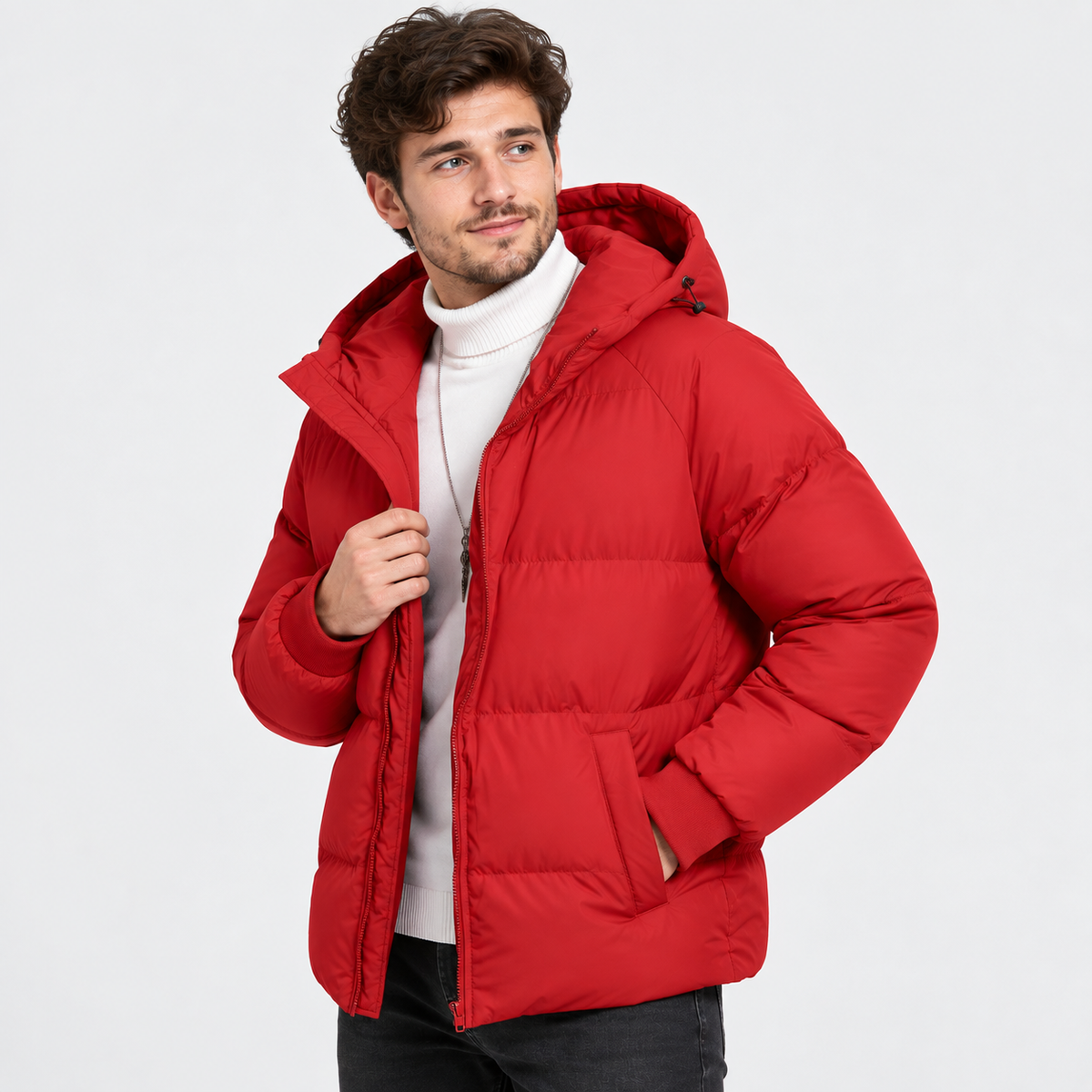 Montviro | Men's Hooded Padded Jacket - Lightweight Winter Outerwear