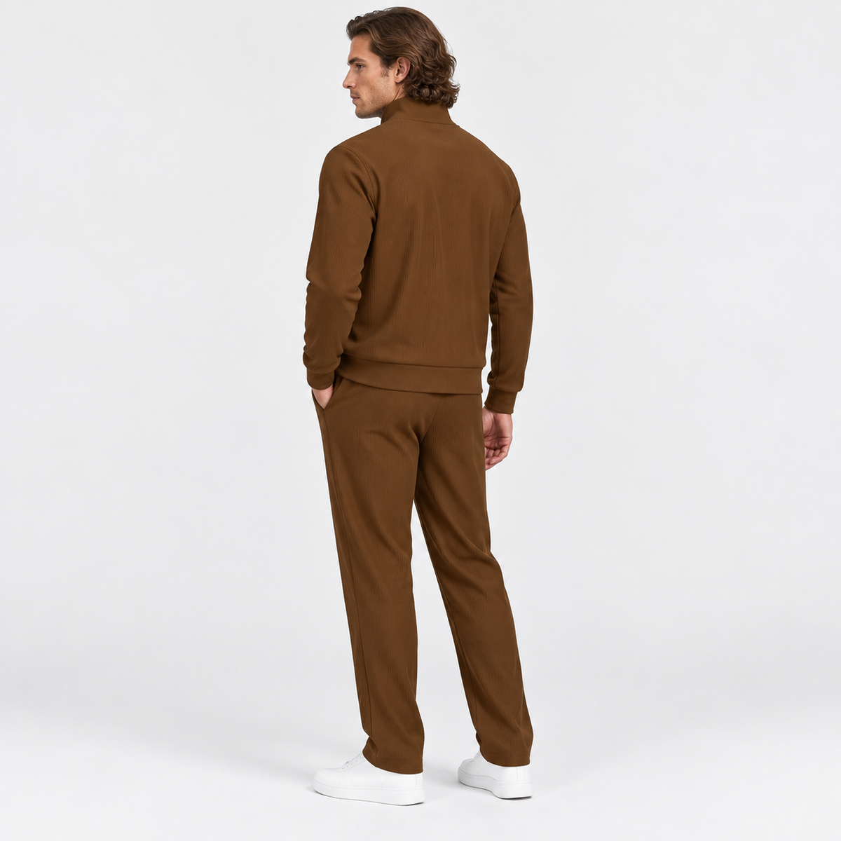 Montviro | Men's Corduroy Suit Set Casual Business Winter Two Piece Outfit