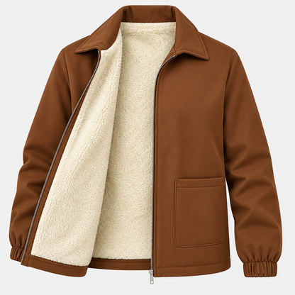 Montviro | Women's Thickened Zip Jacket - Solid Color Winter Style