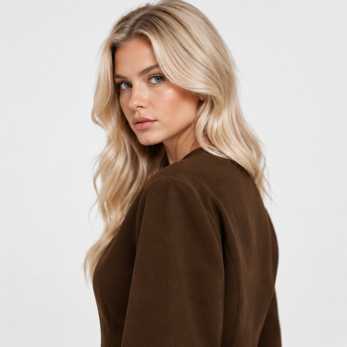 Montviro | Women’s Retro Jacket Lantern Sleeve Single Breasted Outerwear