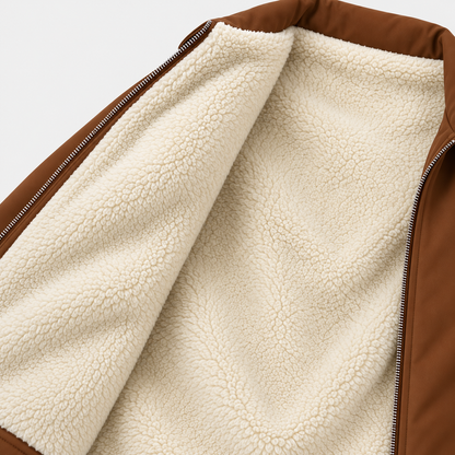 Montviro | Women's Thickened Zip Jacket - Solid Color Winter Style