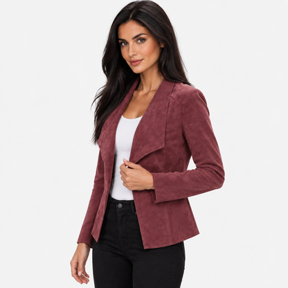 Montviro | Women’s Open Front Cardigan Jacket Elegant Fall Winter Outerwear