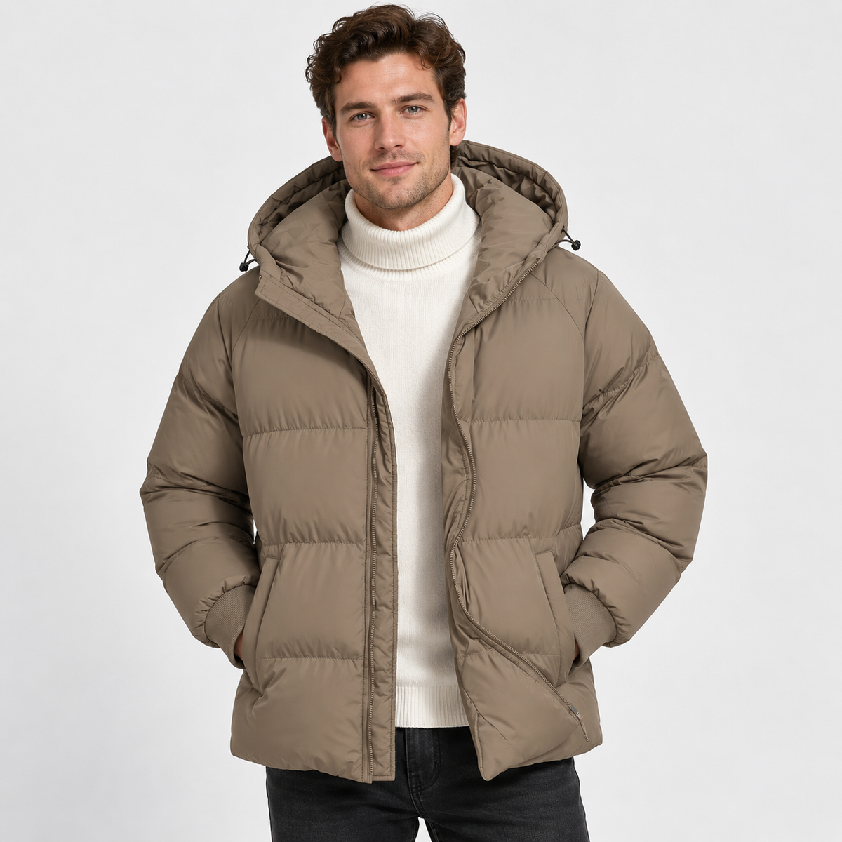 Montviro | Men's Hooded Padded Jacket - Lightweight Winter Outerwear