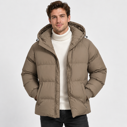 Montviro | Men's Hooded Padded Jacket - Lightweight Winter Outerwear