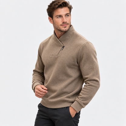 Montviro | Men’s Half Zip Stretch Pullover Sweatshirt Casual Performance Top