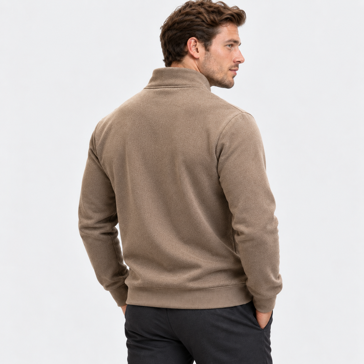 Montviro | Men’s Half Zip Stretch Pullover Sweatshirt Casual Performance Top
