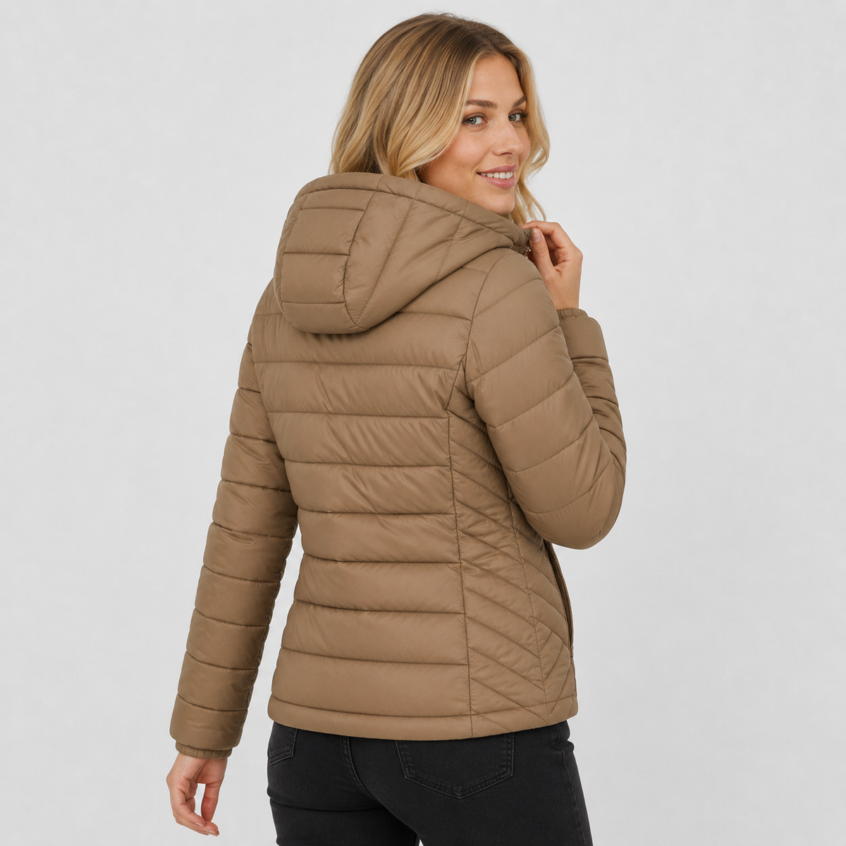 Montviro | Women's Hooded Padded Coat - Lightweight Casual Outerwear