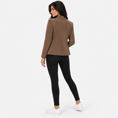 Montviro | Women’s Open Front Cardigan Jacket Elegant Fall Winter Outerwear