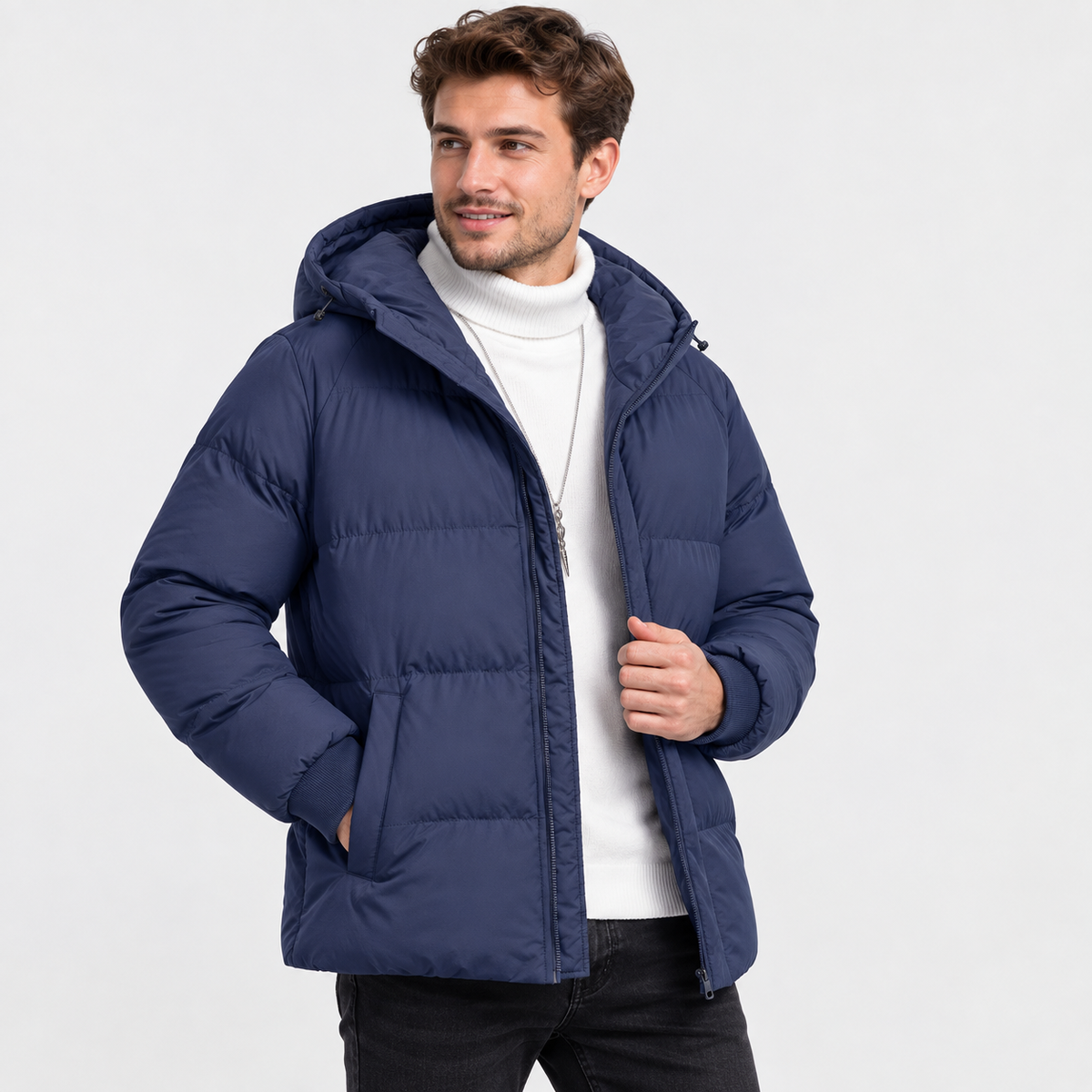 Montviro | Men's Hooded Padded Jacket - Lightweight Winter Outerwear