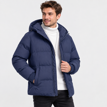 Montviro | Men's Hooded Padded Jacket - Lightweight Winter Outerwear