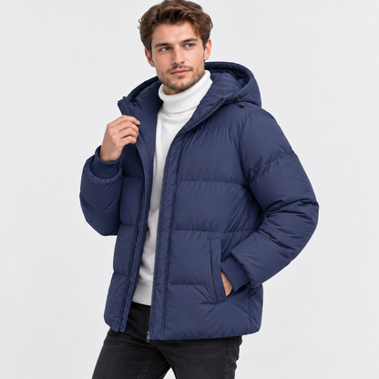 Montviro | Men's Hooded Padded Jacket - Lightweight Winter Outerwear