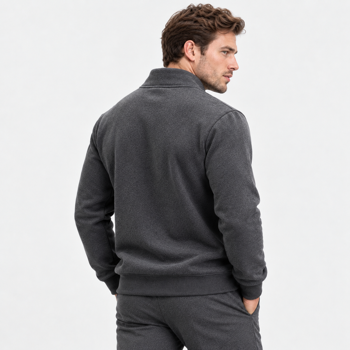 Montviro | Men’s Half Zip Stretch Pullover Sweatshirt Casual Performance Top