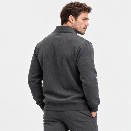 Montviro | Men’s Half Zip Stretch Pullover Sweatshirt Casual Performance Top