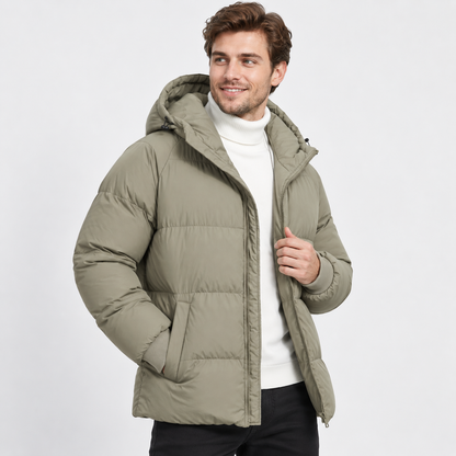 Montviro | Men's Hooded Padded Jacket - Lightweight Winter Outerwear