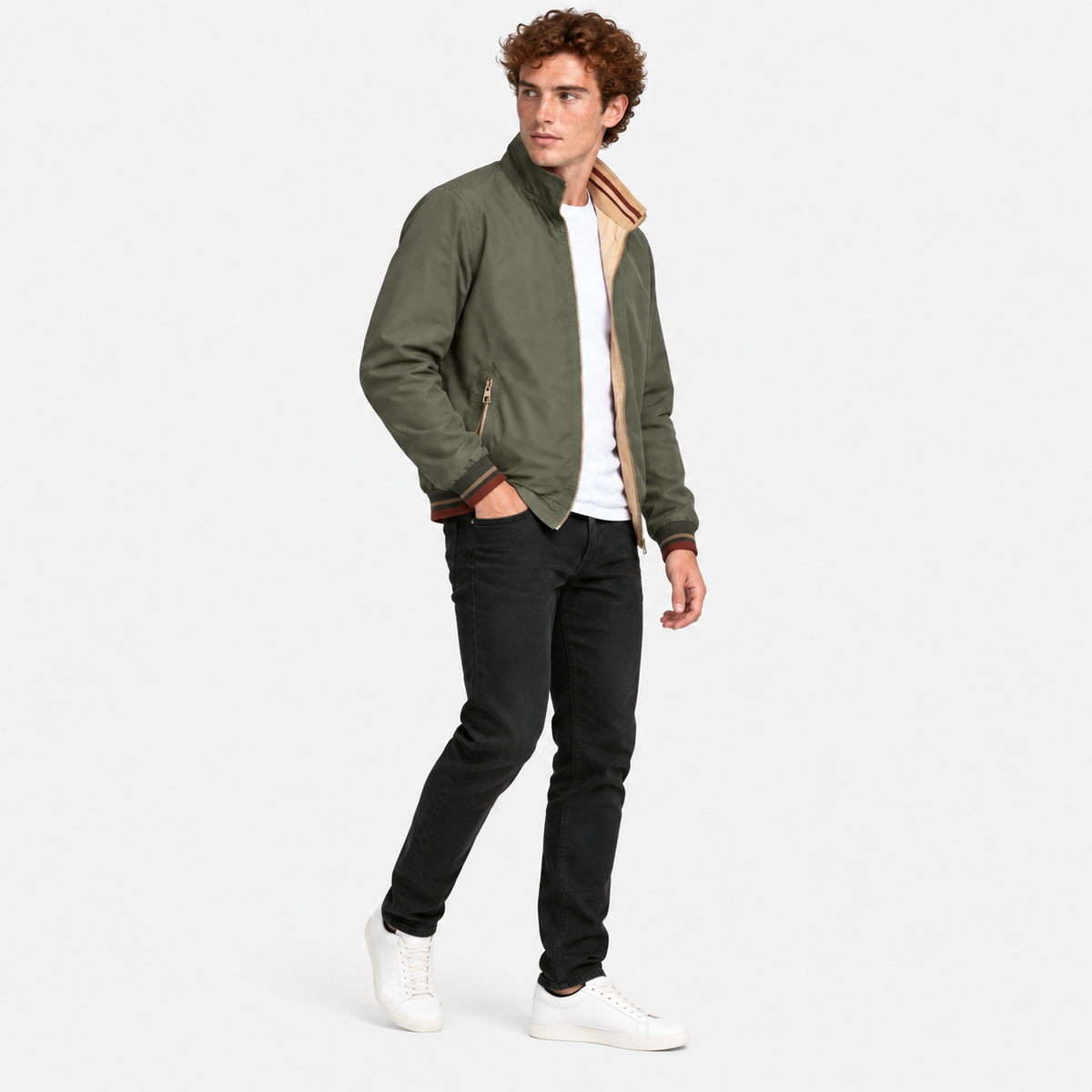 Montviro | Men's Reversible Jacket Loose Fit Casual Fall Winter Coat
