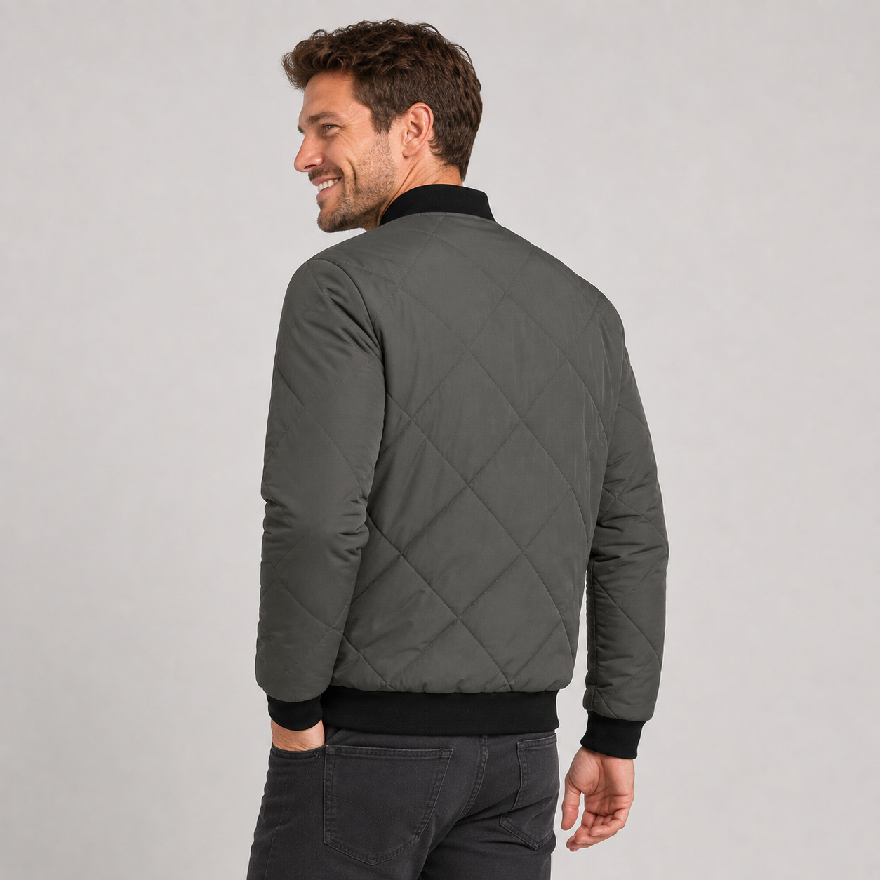 Montviro | Men's Stand Collar Jacket - Lined Zip-Up Winter Outerwear