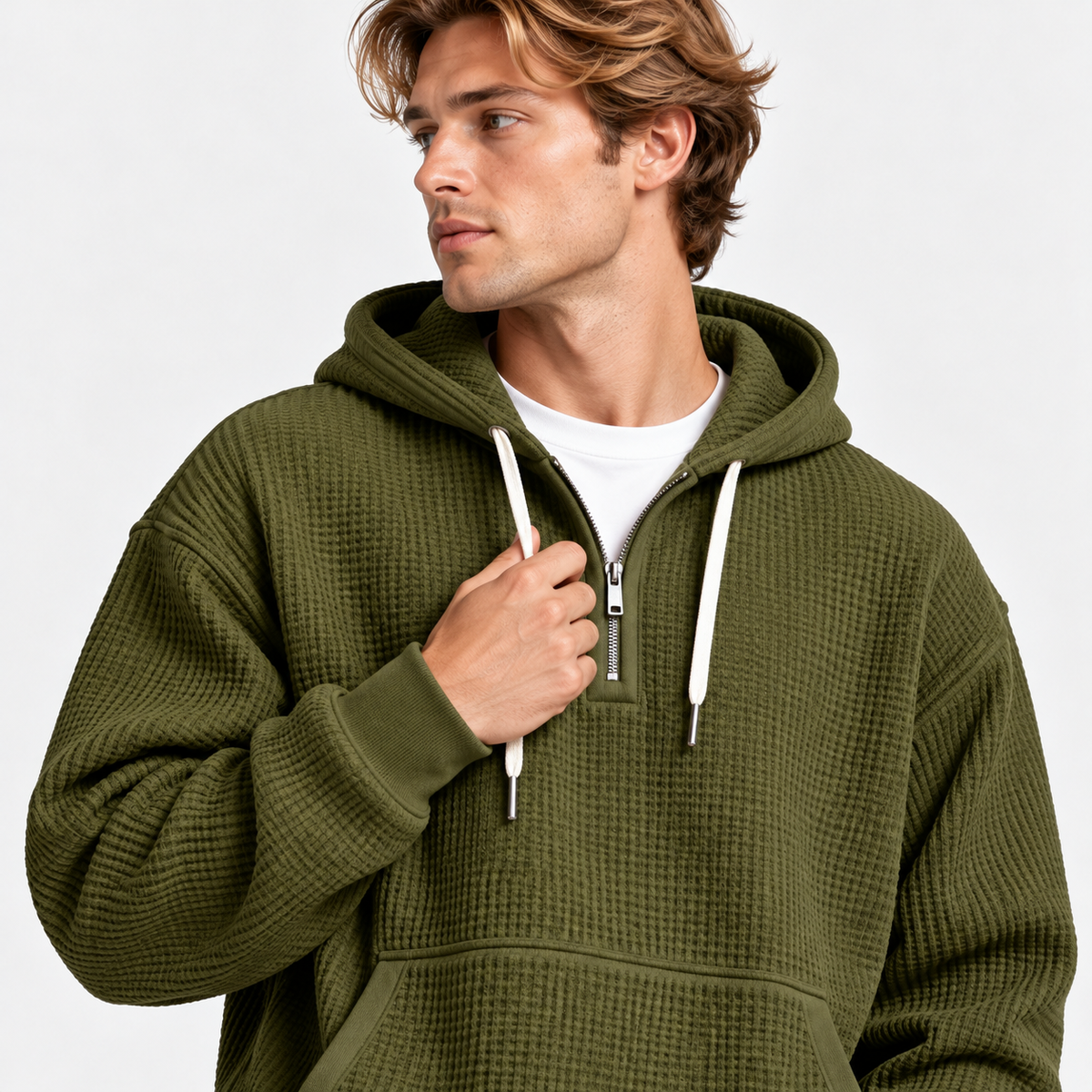 Montviro | Men's Hooded Two Piece Set Knit Casual Fall Winter Outfit