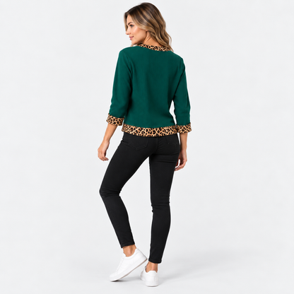 Montviro | Women’s Ribbed Texture Knit Top Relaxed Fit Spring Fall Wear