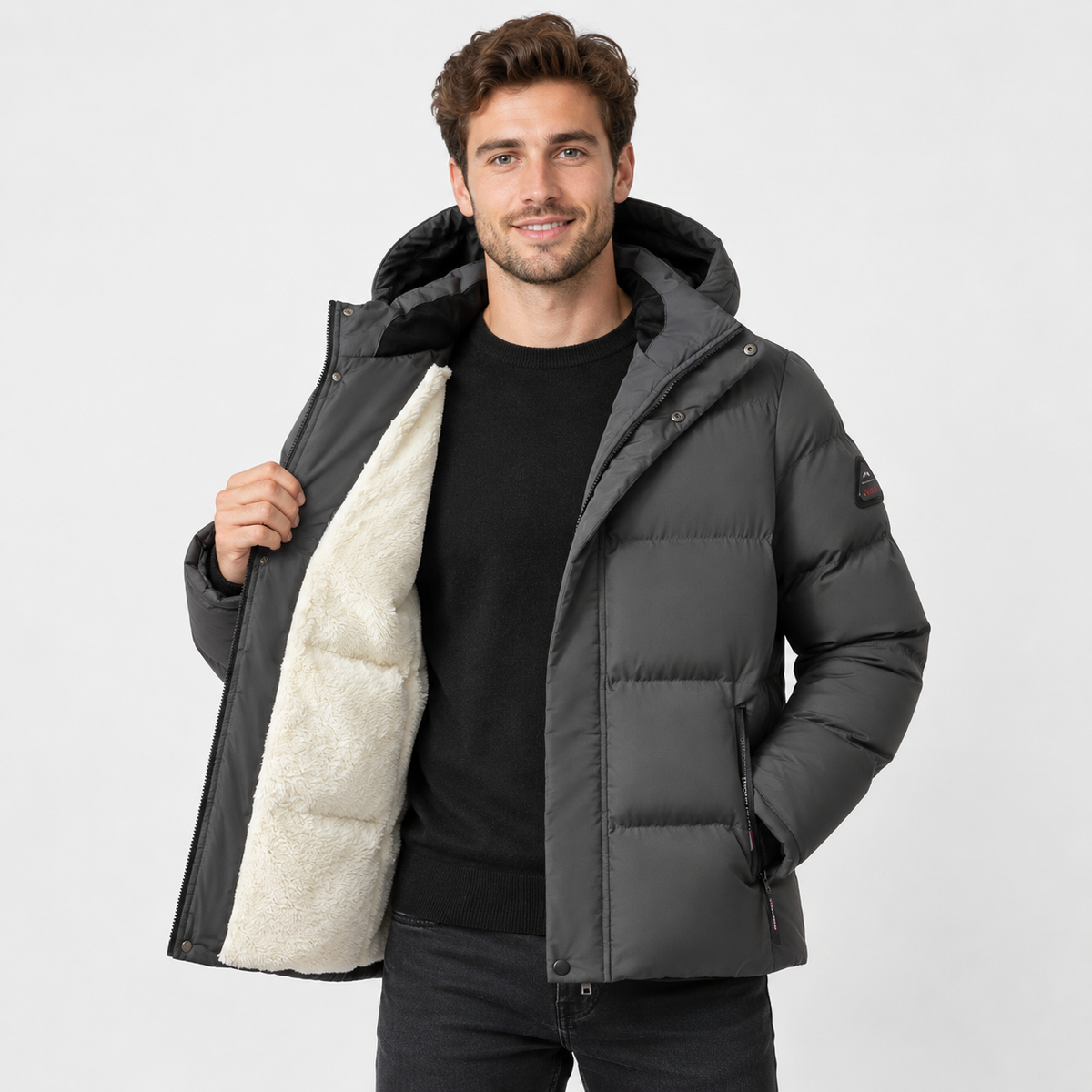 Montviro | Men's Hooded Padded Jacket - Thickened Winter Outerwear