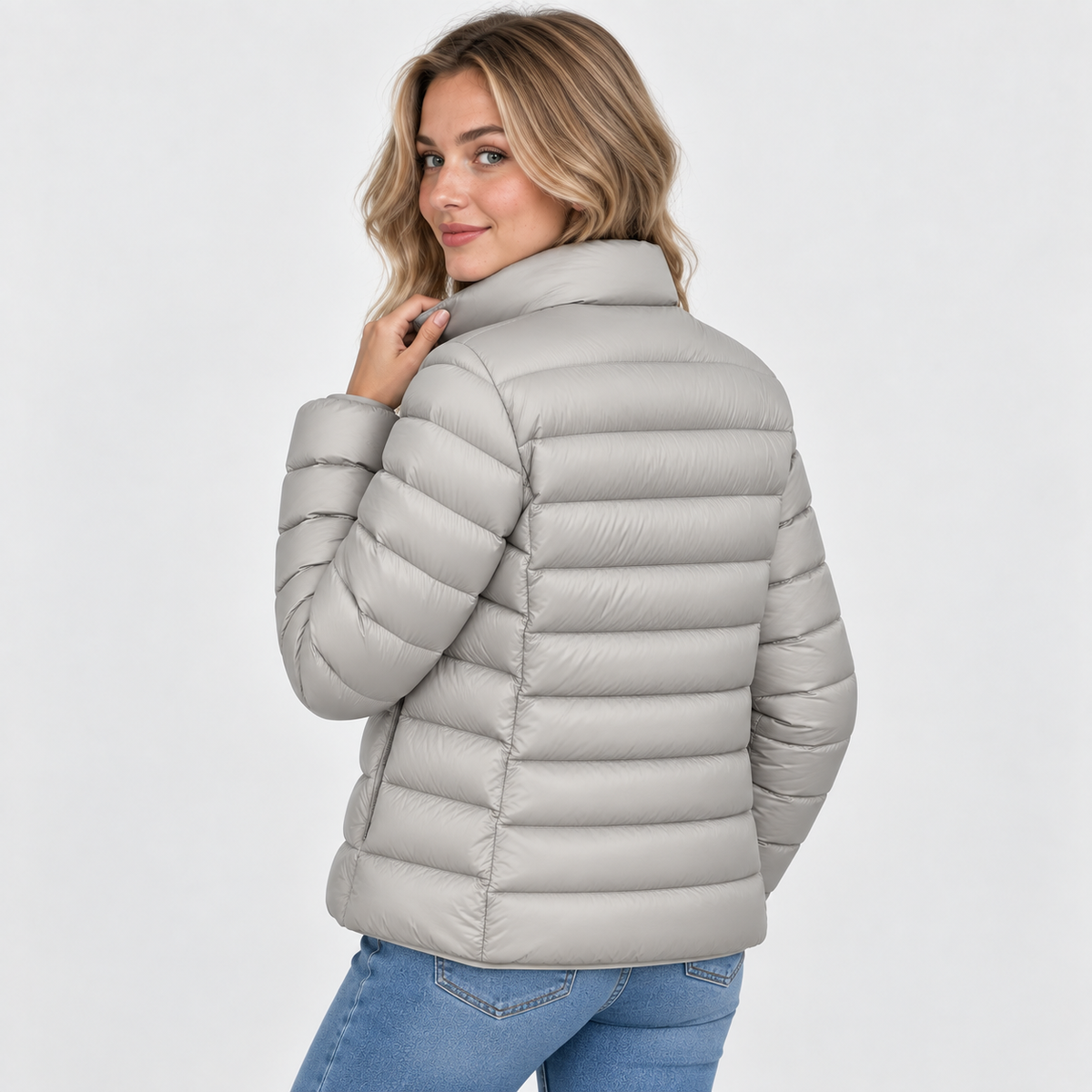 Montviro | Women's Stand Collar Jacket - Quilted Elegant Style