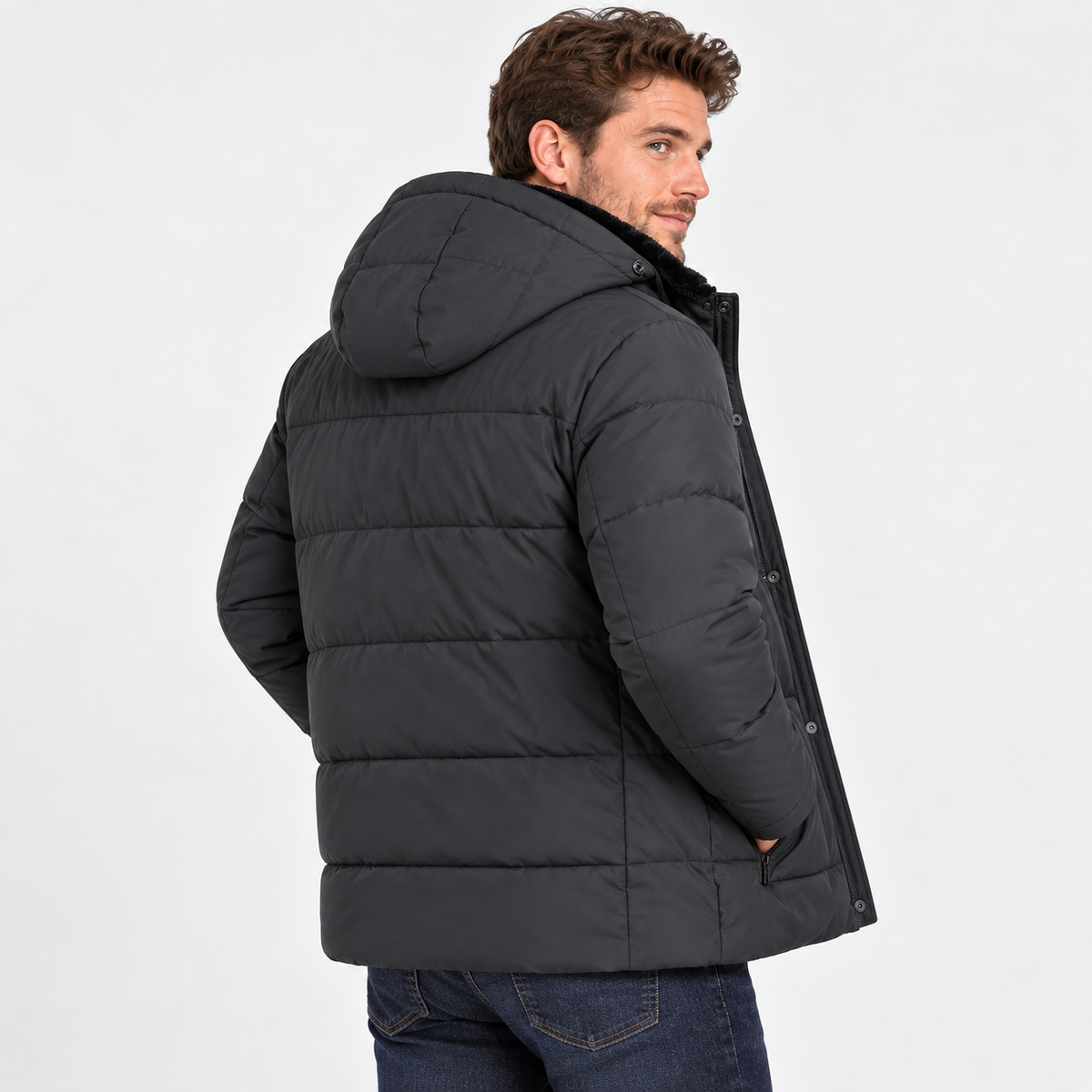 Montviro | Men's Hooded Padded Coat - Thickened Winter Outerwear