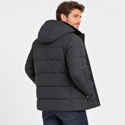 Montviro | Men's Hooded Padded Coat - Thickened Winter Outerwear