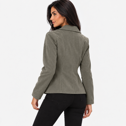 Montviro | Women’s Open Front Cardigan Jacket Elegant Fall Winter Outerwear
