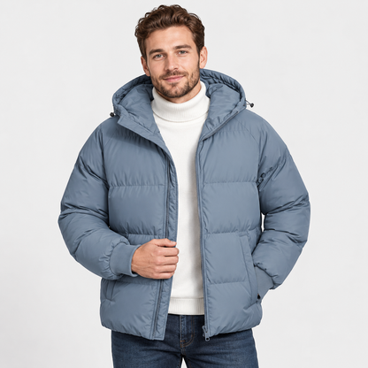 Montviro | Men's Hooded Padded Jacket - Lightweight Winter Outerwear