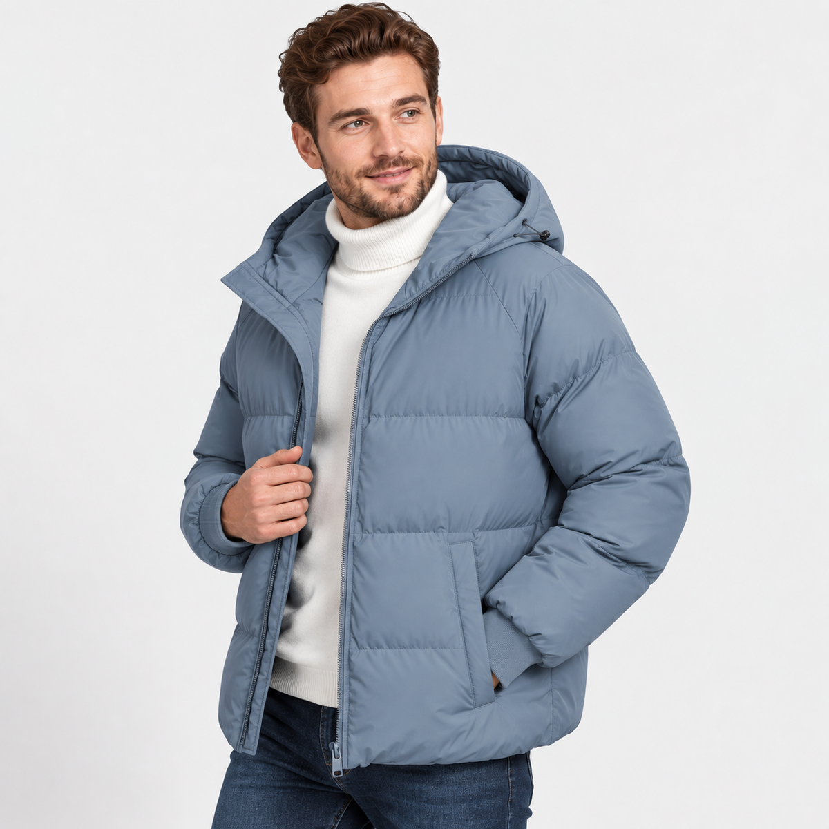 Montviro | Men's Hooded Padded Jacket - Lightweight Winter Outerwear