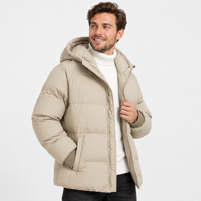 Montviro | Men's Hooded Padded Jacket - Lightweight Winter Outerwear