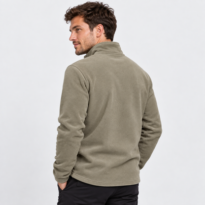 Montviro | Men's Half-Zip Pullover - Solid Color Sweatshirt