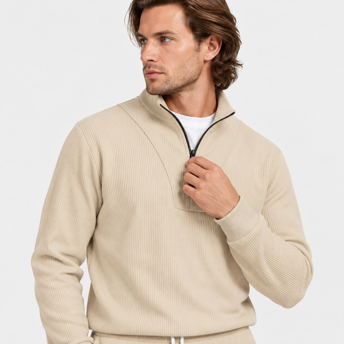 Montviro | Men's Corduroy Suit Set Casual Business Winter Two Piece Outfit