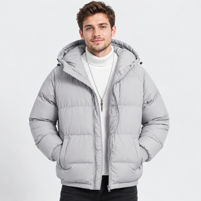 Montviro | Men's Hooded Padded Jacket - Lightweight Winter Outerwear