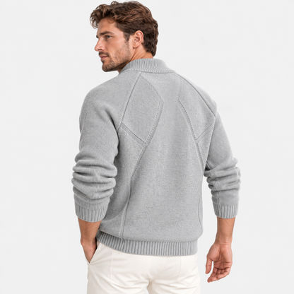 Montviro | Men’s Fleece Half Zip Pullover Sweatshirt Stretch Casual Top