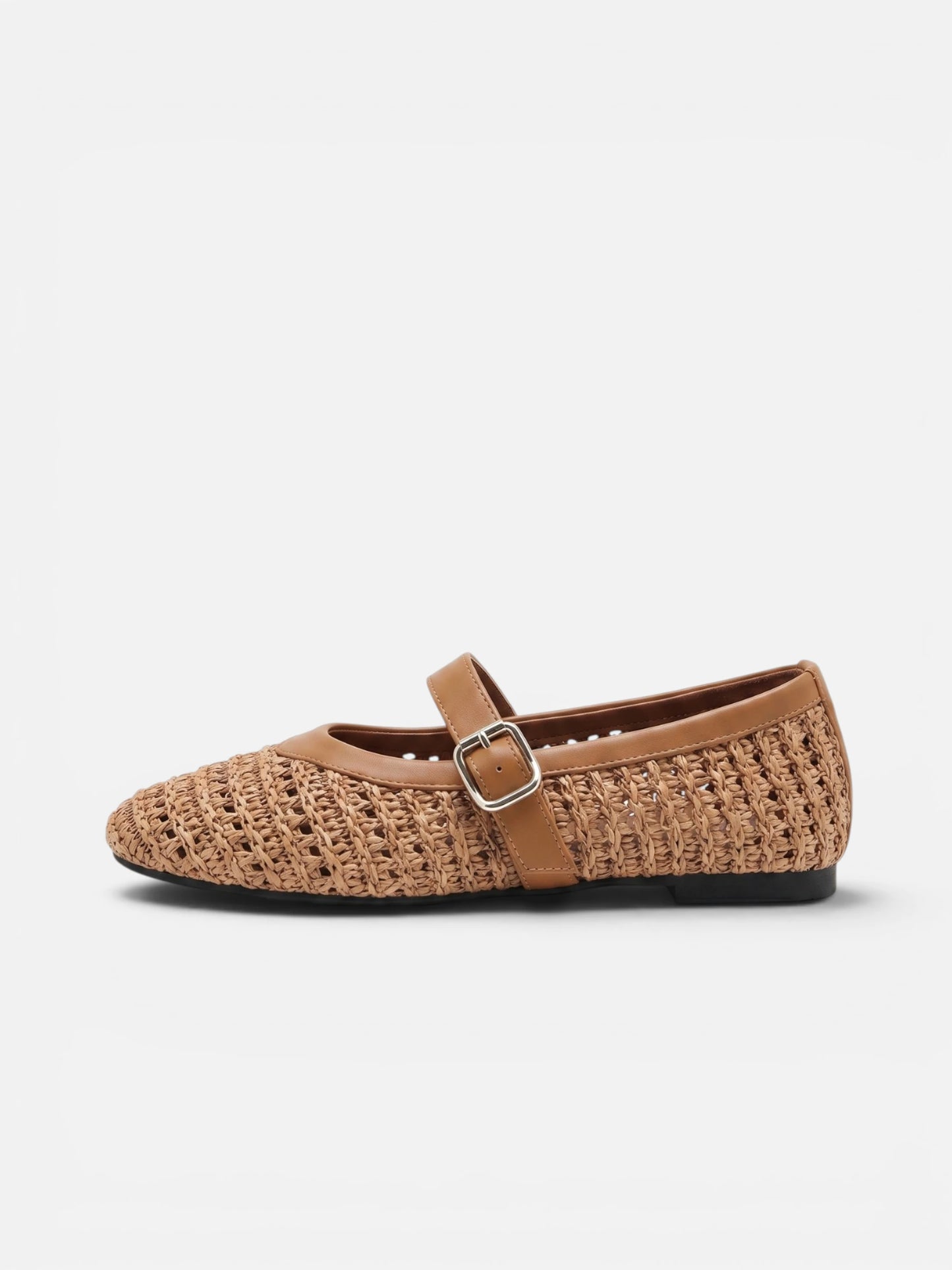 Montviro | Women’s Woven Mary Jane Hollow-Out Flats – Breathable Summer Elegance
