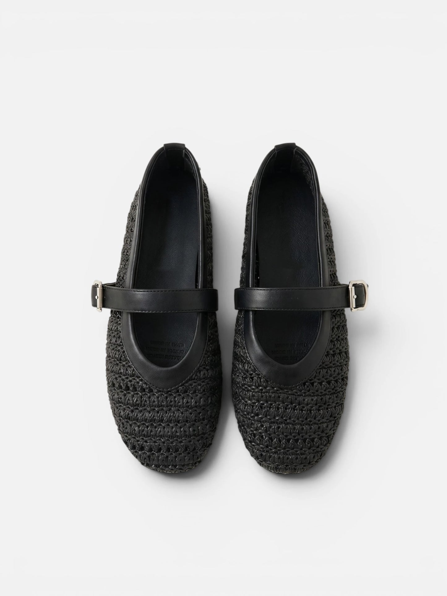 Montviro | Women’s Woven Mary Jane Hollow-Out Flats – Breathable Summer Elegance