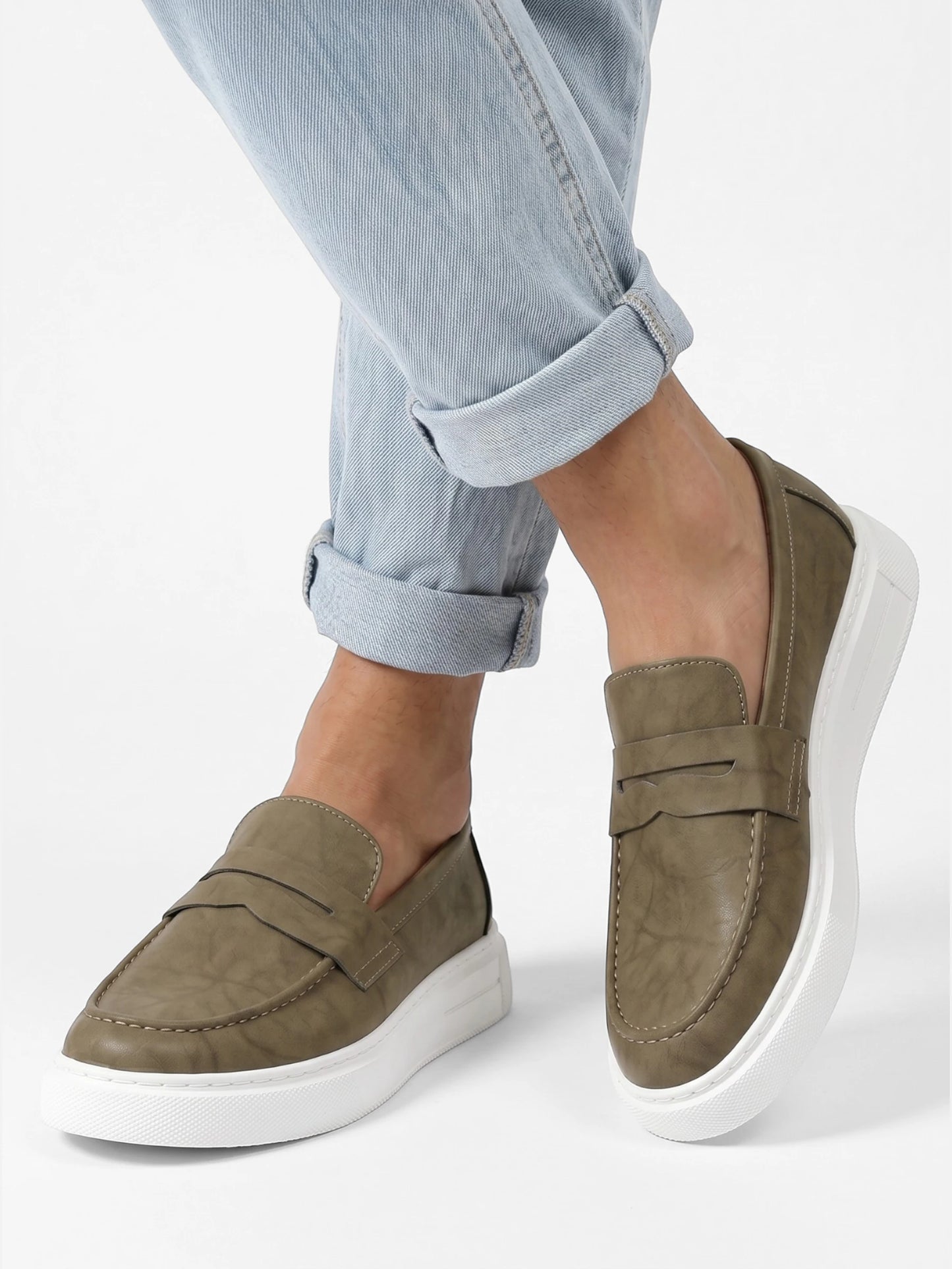 Montviro | Men’s Slip-On Loafers – Refined Faux Leather Comfort