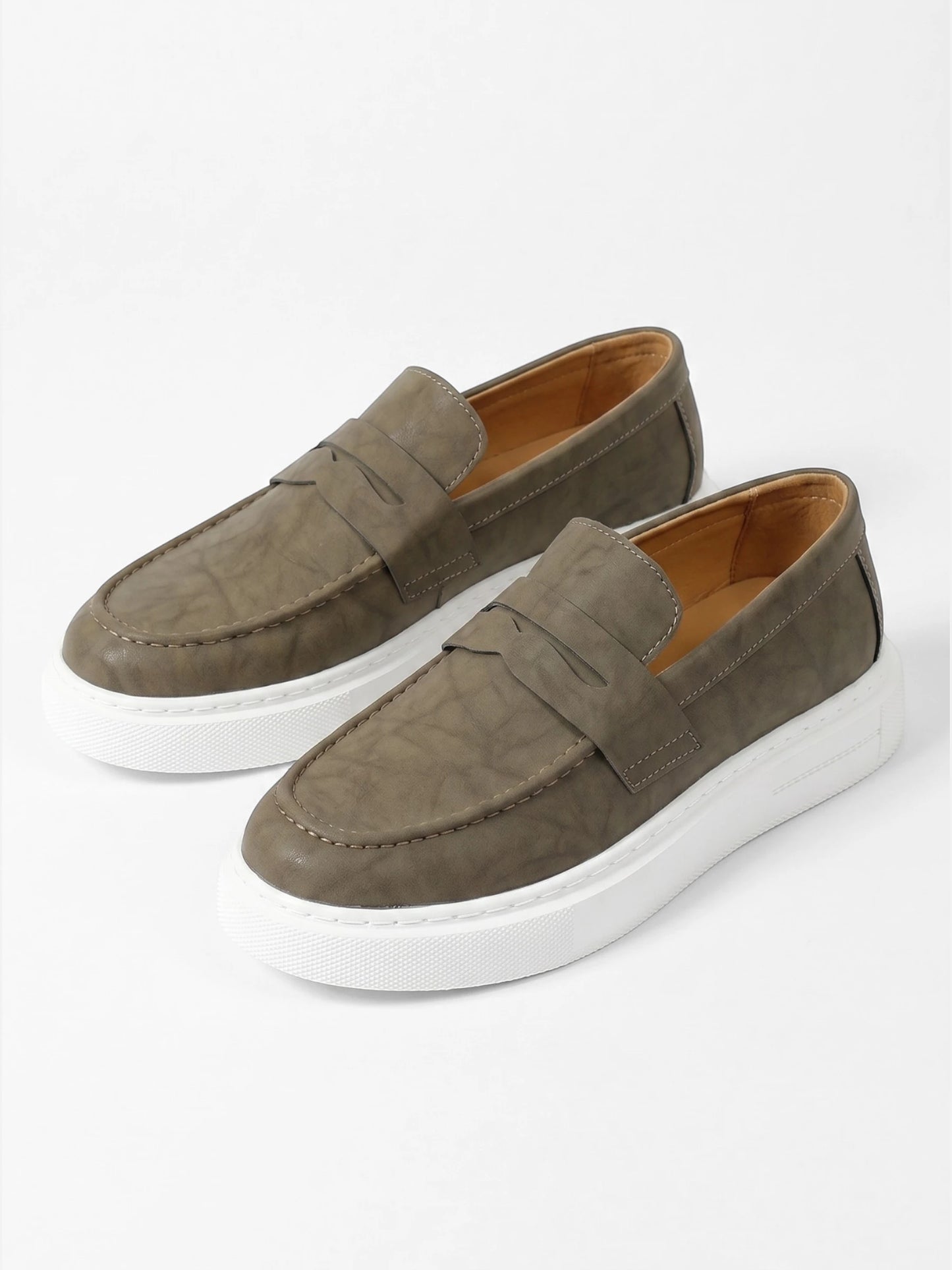 Montviro | Men’s Slip-On Loafers – Refined Faux Leather Comfort