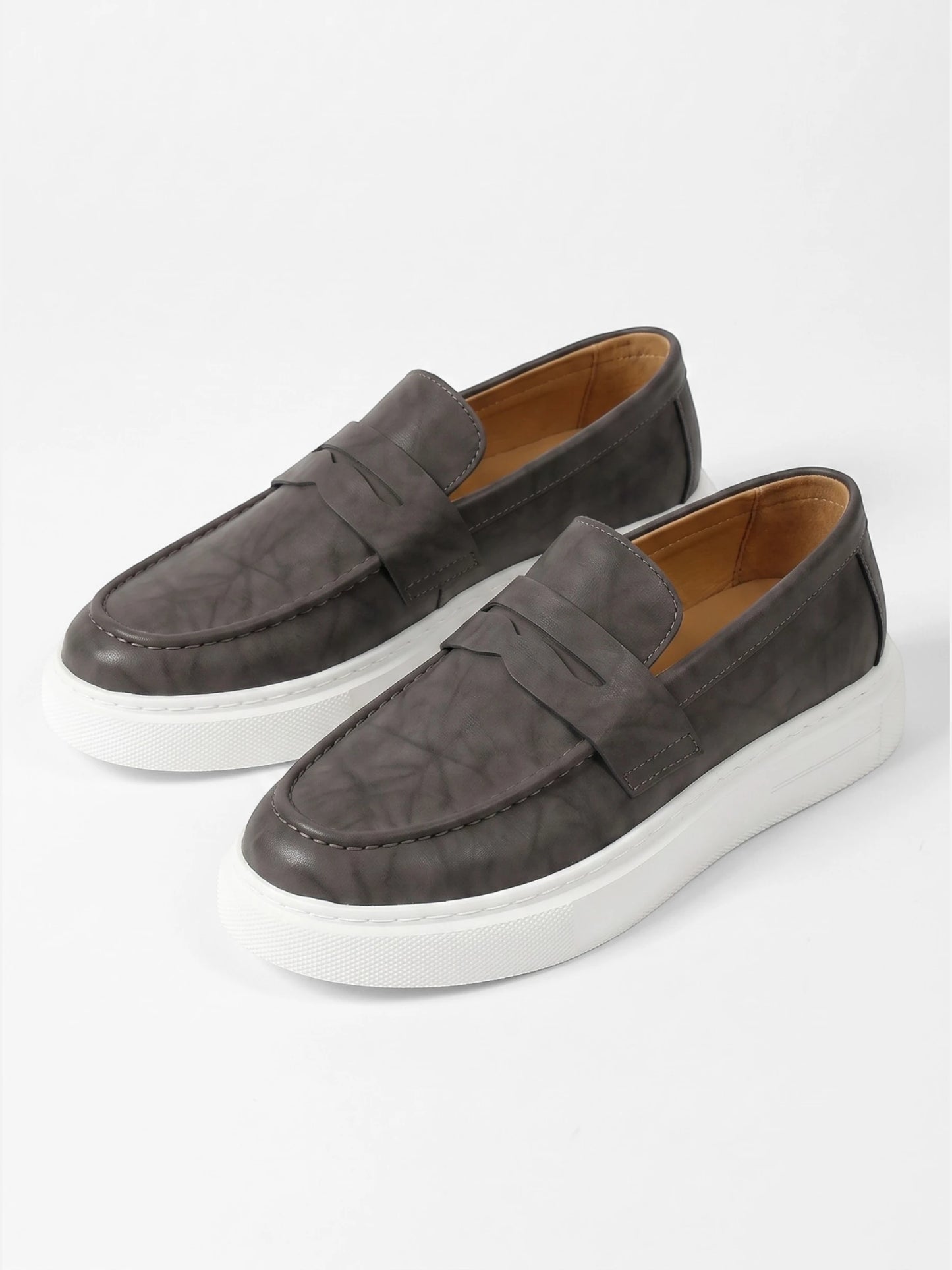 Montviro | Men’s Slip-On Loafers – Refined Faux Leather Comfort