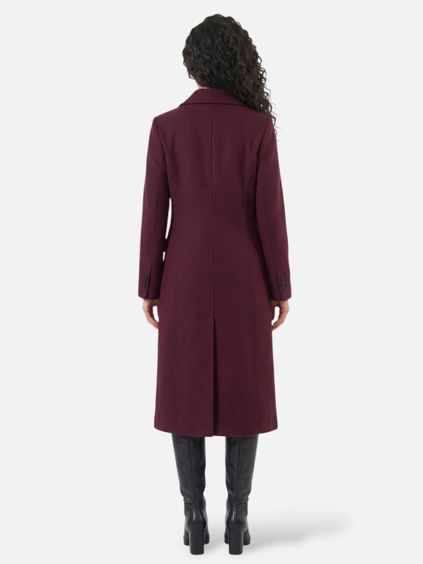 Montviro | Women’s Double-Breasted Lapel Coat – Classic Autumn Style